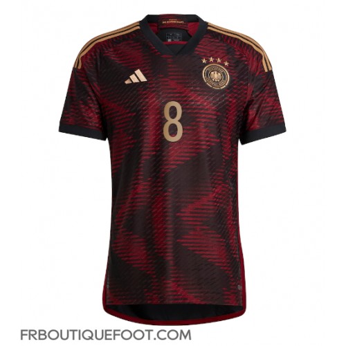 Maillot de foot Allemagne Leon Goretzka #8 Extérieur vêtements Monde 2022 Manches Courtes